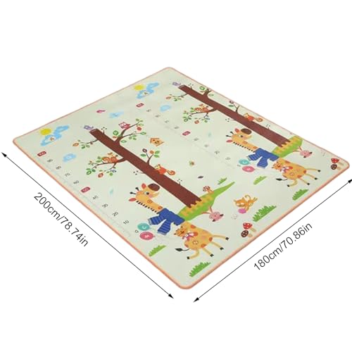 Tapis interactif double face lavable et antidérapant