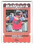 2025 Topps Pro Debut Ballpark Promos #BP-13 Cooper Pratt RC Rookie Carolina Mudcats MiLB Baseball Trading Card