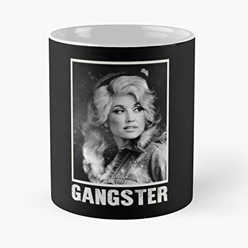 Gangster Dolly Parton Outlaw Music Classic Mug