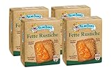 4X Mulino Bianco Fette Rustiche con Farro Integrale e Zucchero di Canna 315g [4 Confezioni]