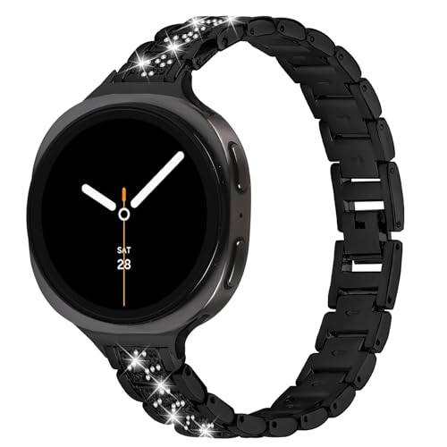 Samsung Galaxy Watch 8 40mm 44mm�p���^���X�g���b�v ���߉\�ȃX�����J�W���A���o���h Samsung Galaxy Watch 8 Classic 46mm ���f�B�[�X �����Y, One Size, ����, �W�F���X�g�[����