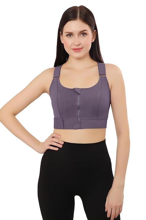Image of Fashiol Women's Push Up Sports Bra for Gym Criss Cross Racer Back Gymwear Camis Tank Top for Yoga Running & Workout