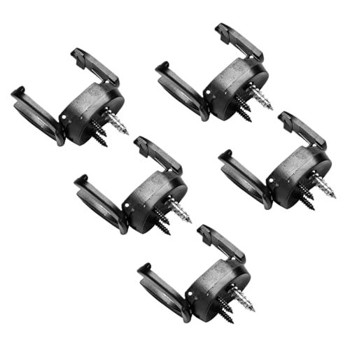 ledmomo 5個ゴルフボールグラバー 軽量プラスチック製リトリーバー 携帯便利な交換用ボールピッカー パター用確実グリップ 高耐久練習効率