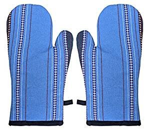 1pc Cotton Heat Resistant Oven Gloves, Oven mitt, Quilted Lining,Heat Resistant Kitchen Gloves,Classic Flame Oven Mitt Set Multicolor