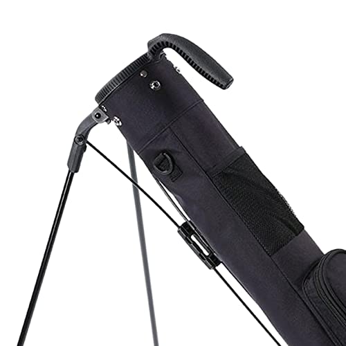 Deevoka Golf Stand Bag With Folding Bracket Handle Golf Clubs Support Holder Storage Case For Sport Accessory, Black #TOP5
