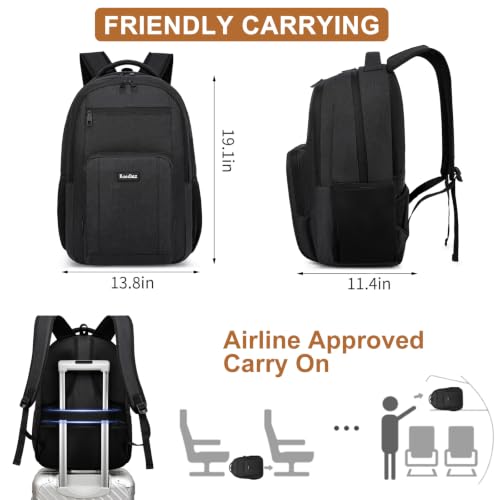 Image of Large Backpack for Men, School Backpack for Teens Boys, High School Bookbag