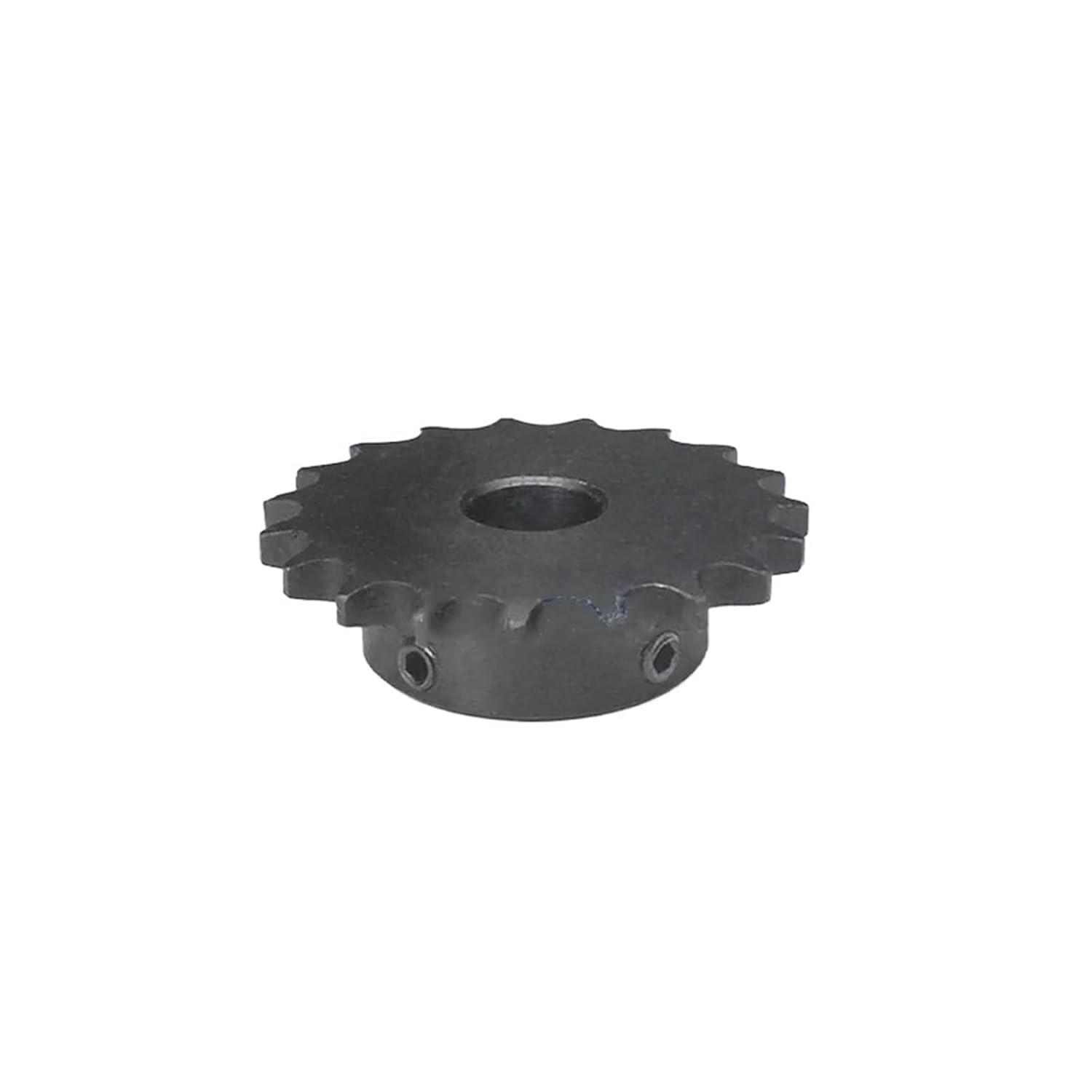 Carbon Steel Motor spur Gear 08B Through-Hole/Keyway Hole 18-32T Industrial Drive Mechanical Motor Chain Gear(20mm-19 Teeth)