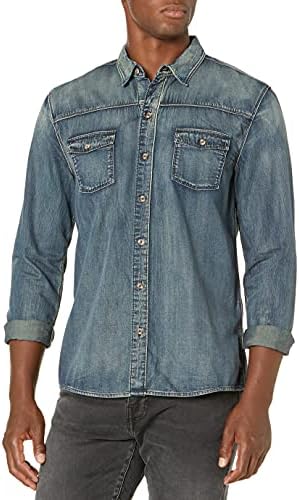 Hunter Button Down Denim Shirt, Otto 