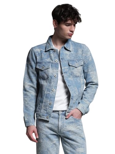 Image of JACK & JONES Men's Cotton Blend Standard Length A-Line Coat