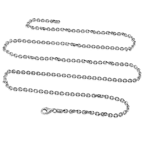 VY JEWELRY ANCHOR CHAIN – 925 Sterling Silver Italian Necklace Thickness 2.2MM - Made in Italy – Size 24 by VY JEWELRY - Used condition - Image 4