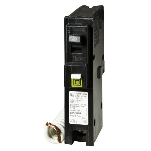 Square D - HOM120CAFIC Homeline 20 Amp Single-Pole CAFCI Circuit Breaker