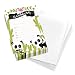 Panda Happy Birthday Invitations Invite Cards (25 Count) with Envelopes and Seal Stickers Boys Girls Kids Party (25ct)