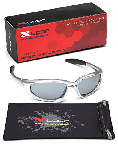 X LOOP Baby and Toddler Sunglasses Sporty Wrap Around Kids Glasses for Babies 12-24 months or Toddlers Age 2-43