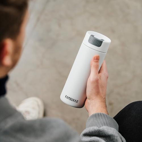 Kambukka Thermobecher Olympus 500ml Marshmallow white Kaffee Tasse Auto Thermosflasche Kaffeekanne