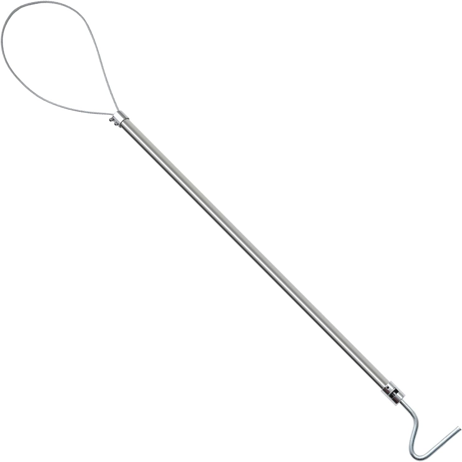 Hog Catcher 35.2" Heavy Duty Pig Holder Catcher Stainless Steel Animal Catch Pole Control Tool for Dog Hog Pig