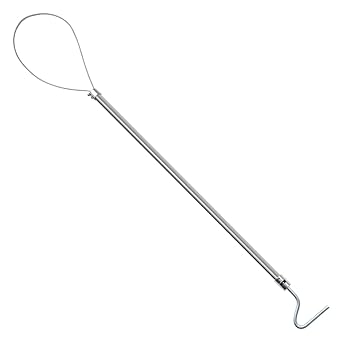 Hog Catcher 35.2" Heavy Duty Pig Holder Catcher Stainless Steel Animal Catch Pole Control Tool for Dog Hog Pig