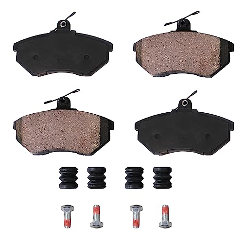 Image of Detroit Axle - Front Brake Pads for Volkswagen Cabrio Golf Jetta Passat, Ceramic Brake Pads Replacement