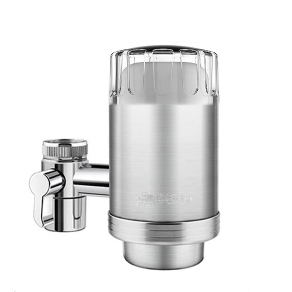 JSEIAJB Kitchen Tap Filter Water Purifier Composite Activated Carbon Household Drinking Filtration Home Stainless Steel Faucet(E)