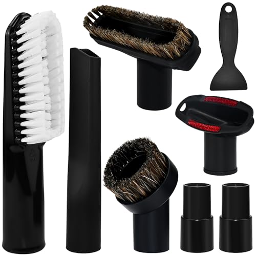 LANSKYLAN 8 Pezzi Accessori Aspirapolvere Spazzole per Aspirapolvere Set di Aspirapolvere Ugello Spazzola Set Spazzole Universale per Aspirapolvere Compatibile con Aspirapolvere Diametro 32mm e 35mm