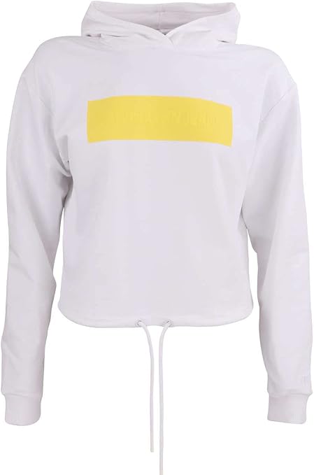 FELPA CAP CALVIN KLEIN DONNA J20J216233 Bianco L : Amazon.fr: Vêtements