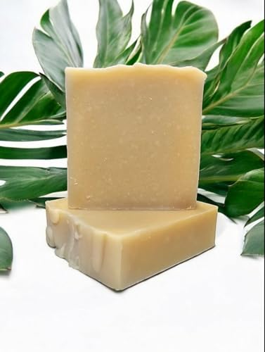 Handmade Organic Sea Moss, Milk & Honey LARGE 7oz Soap Bar | For Face, Acne, Eczema, Psoriasis | Moisturizing with Shea Butter, Coconut Milk & Manuka Honey | Gentle for Men, Women, & Children -  Bourgeois Original