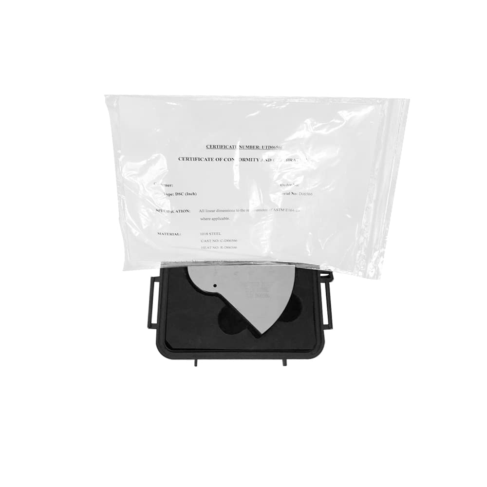 YUSHI ultrasonic Test Block AWS D1.1/D1.1M-2020 (DSC), Inch Version, 1018 Steel