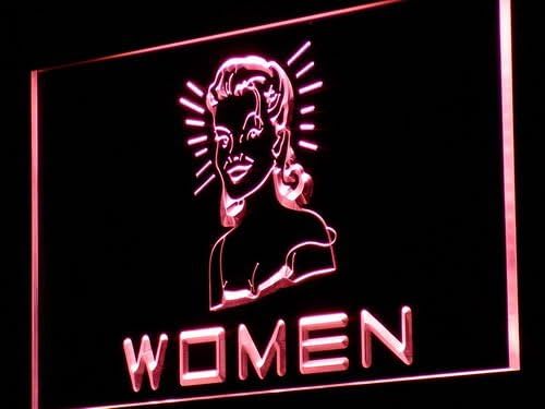 ADVPRO j113-r Women Toilet Vintage Display Neon Light Sign