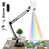 KVTUYC Lampada di proiezione Artistica, Lavagna Luminosa Impermeabile per Schizzi, proiettori Portatili per disegnare, proiettori Intelligenti per Schizzi per Bambini e Adulti(White,0.6m)