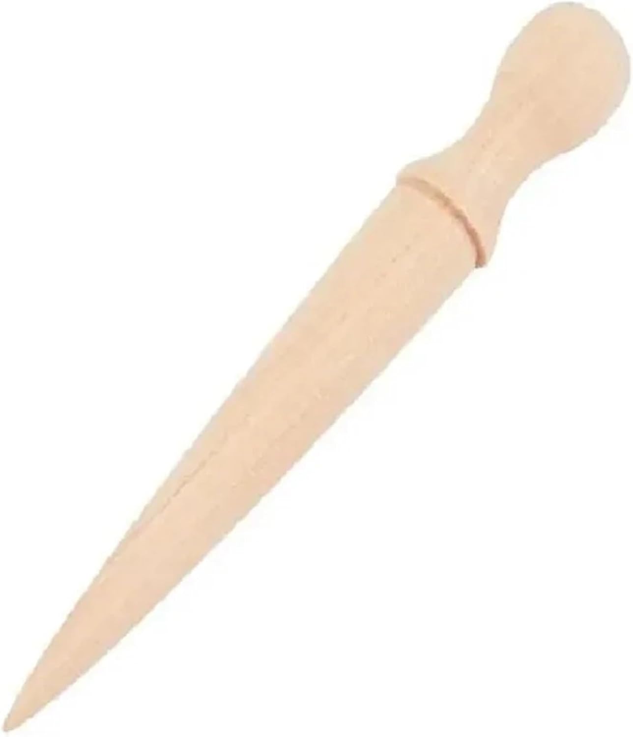Hand Seed Spreader 2 Pcs Garden Dibber Tool, Ergonomic Hole Punch for Wood Sowing & Planting