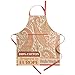 Maison d' Hermine Kashmir Paisley 100% Cotton Apron with an Adjustable Neck & Hidden Center Pocket, 27.50 - inch by 31.50 - inch.