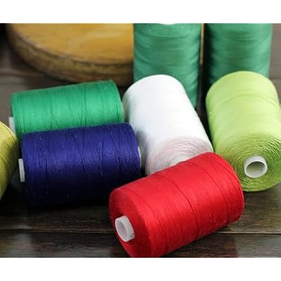 Threadart 100% Cotton Thread | for Quilting, Sewing, and Serging | 1000M Spools 50/3 Weight | Aqua 605