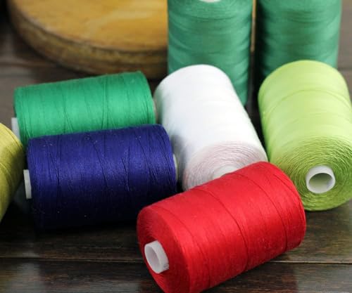 Image of ThreadArt Cotton Quilting Thread, 1000M 50 /3, Peach 703 | Long staple cotton thread for quilting, sewing and serging. Low-lint, smooth thread for clean stitches and strong seams.