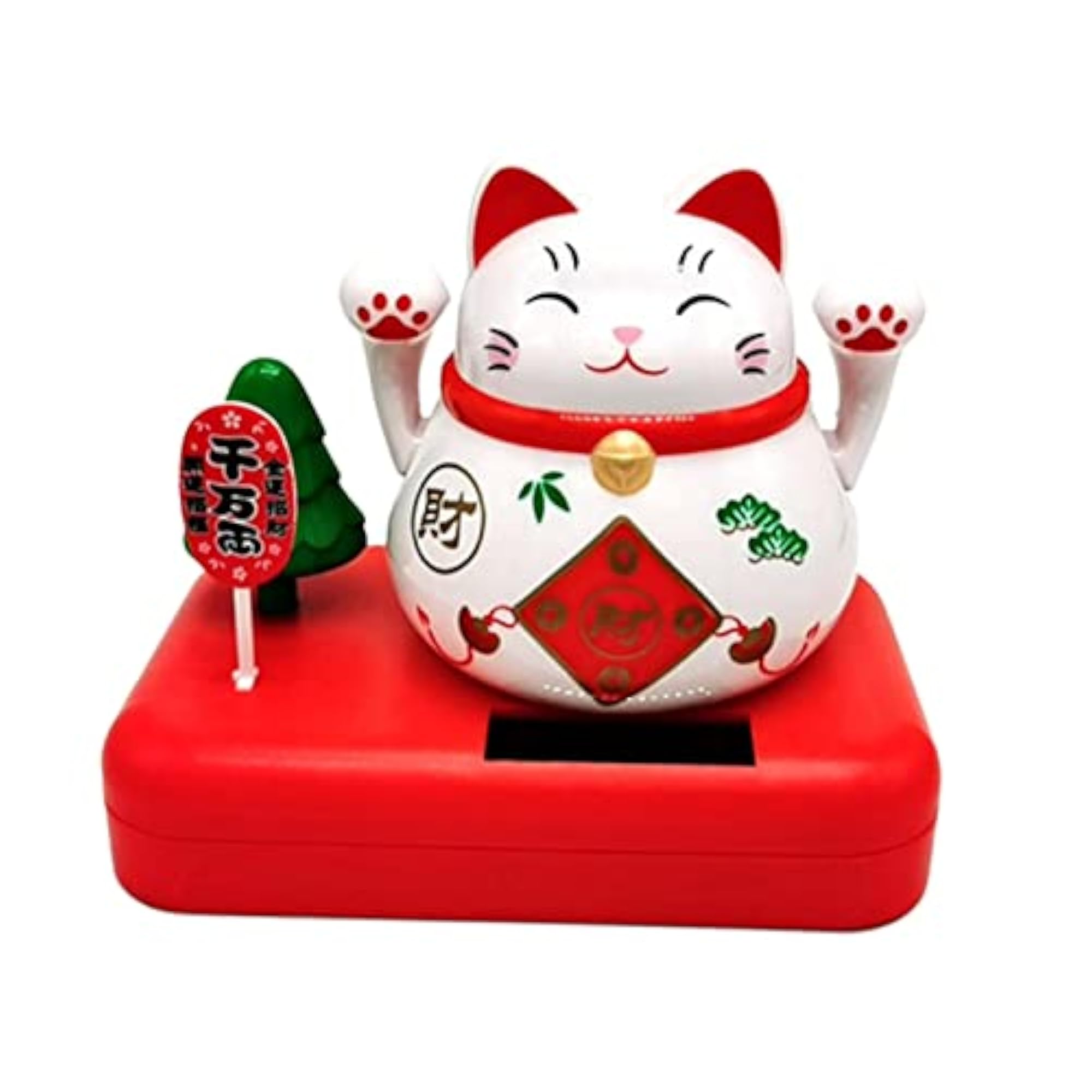 Funny Solar Dancing Lucky Cat Toy, Hand Swing Decor Gift