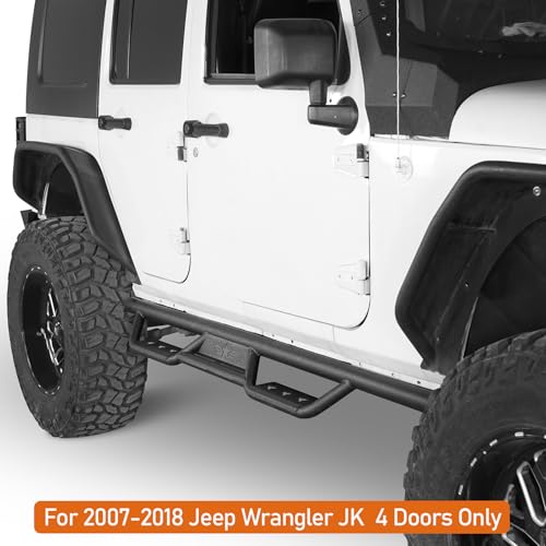 Estribos Hooke Road para Jeep Wrangler JK 4 puertas miniatura 2