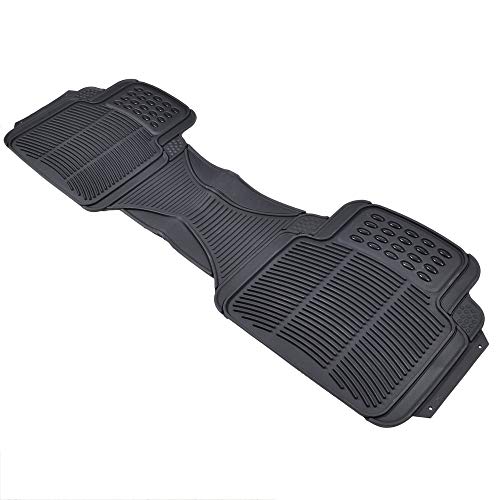 BDK Warner Bros DC Comics Batman Heavy Duty Rubber Floor Mats 3pc Set Car Accessories - No-Slip Grip, All Weather Protection, Trimmable, 2 Front Car Mats 27” x 18” & 1 Rear Liner 18” x 58” by BDK - Image 7