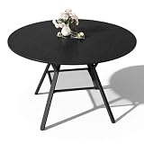 Blishom Mesa de Comedor Redonda para 4 Personas, 120cm)