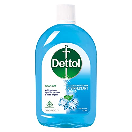 Dettol Liquid Disinfectant For Personal Hygiene, Surface Disinfection, Floor Cleaner (Menthol Cool, 500Ml)