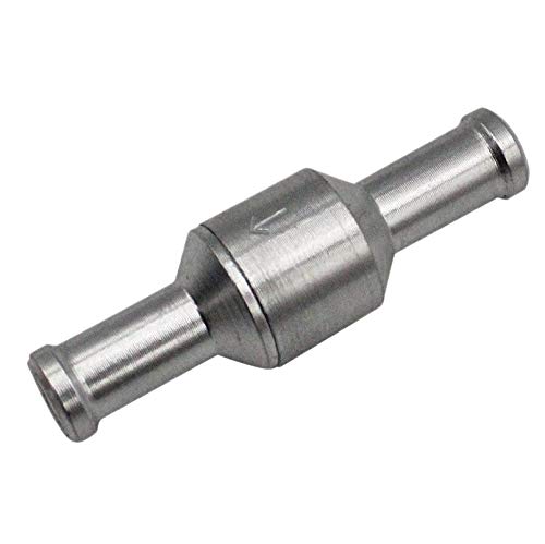 KVSERT 8mm Check Valve Brake Servo Booster No Return Inline One Valve Non Return Valve Vacuum Hose Aluminum Valve