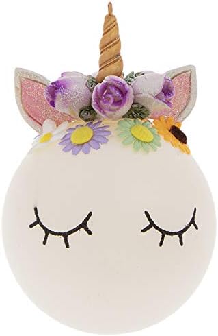 Robert Stanley Boho Unicorn Glass Ball Christmas Ornament, Bohemian Holiday Collection for Girls