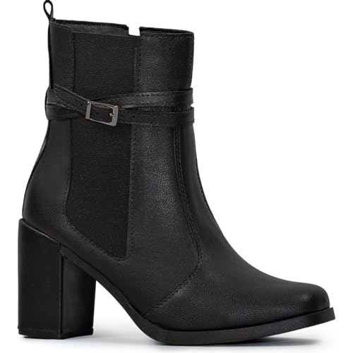 Bota Feminina Cano Curto preto35