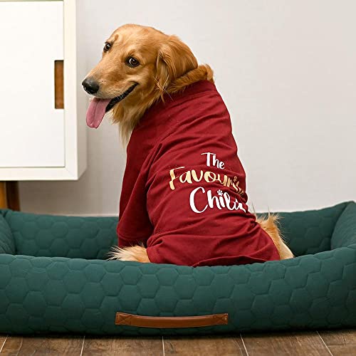 Image of Heads Up For Tails fleece Printed Dog Sweatshirt - Maroon - XS, 1 count