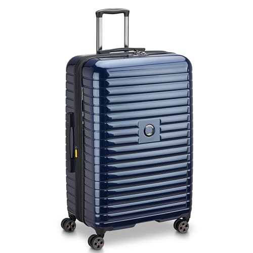 DELSEY PARIS Cruise 3.0 Hardside Expandable Luggage with Spinner Wheels, Deep Sea Navy, Checked-Large 28 Inch by DELSEY PARIS - Image 2
