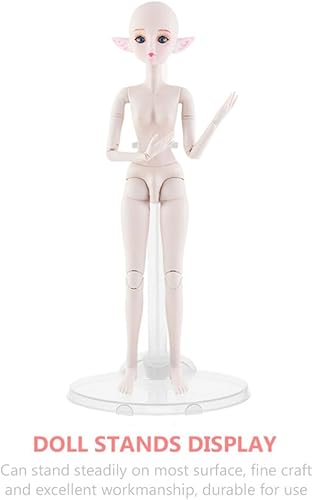 Miniatura 6 de Garneck 15Pcs Doll Stands, Transparent Doll Stand Display Holders Mini Doll Support Stands Doll Accessories up 11 to 13 Inch Dolls