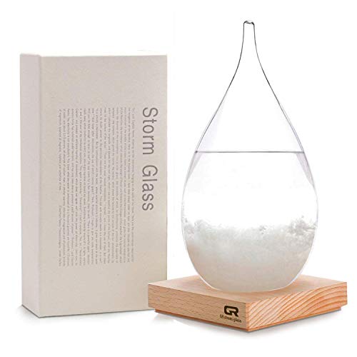 GR Creative Stylish Desktop Drops Storm Glass of 17th Century Europe Weather Monitors Weather Forecast Weather Station (large)