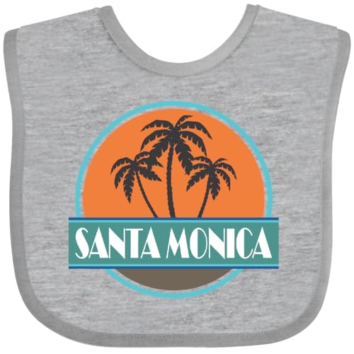 inktastic Santa Monica California Travel Baby Bib