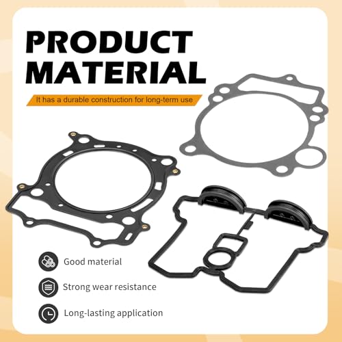 Image of Cylinder Head Exhaust Intake Valve & Spring Gasket Kit for Yamaha YFZ450 2004-2009 WR450F YZ450F 2003-2006
