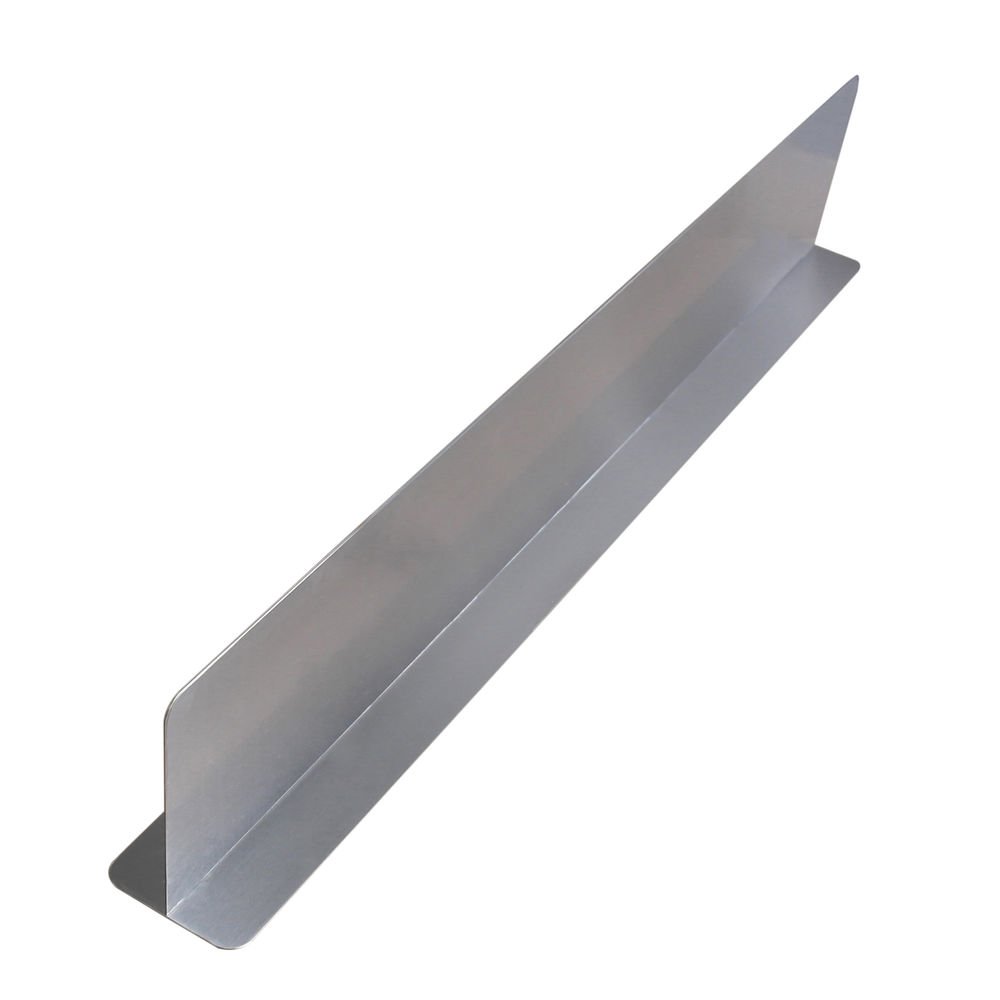 HUBERTMetal Case Dividers Shelf Dividers Stainless Steel T-Shape - 30"L x 3"W x 5"H