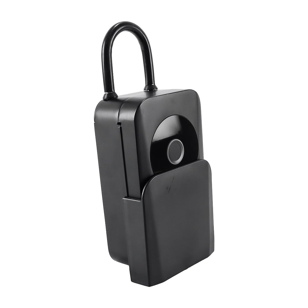 Cassetta di sicurezza intelligente con serratura, montaggio a parete, codice di accesso, tessera, app, sblocco manuale con chiave, doppia protezione di sicurezza