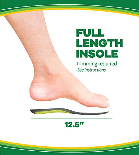 Dr. Scholl's Men's Sport Insoles with Superior Shock Absorption and Arch Support to Reduce Muscle Fatigue and Stress on Lower Body Joints (8-14) - Pack of 2