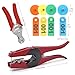 MINYULUA 300PCS 1-100 Number Plastic Livestock Ear Tag Farm Animal Tags with Ear Tags Applicator Plier and Ear Tag Tool for Sheep Goat Dog Cattle Pig